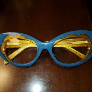 Blue and Gold Fashion Eyewear NWOT